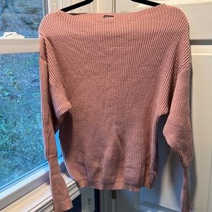 Summer& Rose waffle/thermal long sleeve shirt